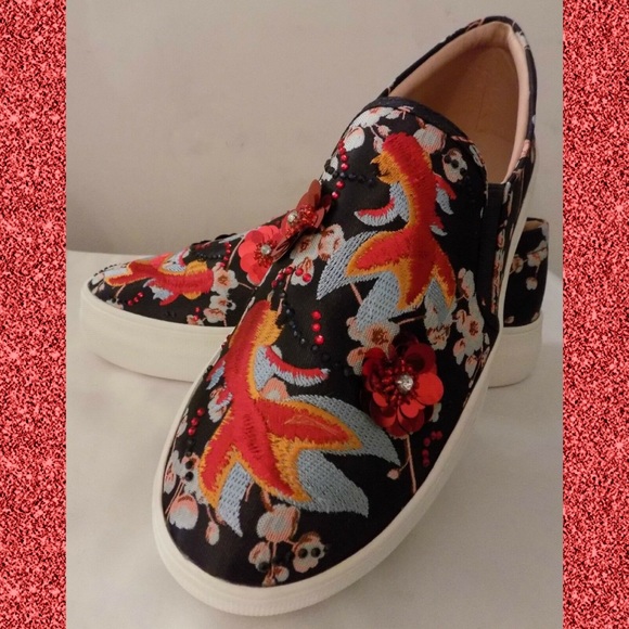 *HP* TOPSHOP Embellished Trainer Platform Sneaker - Picture 2 of 8